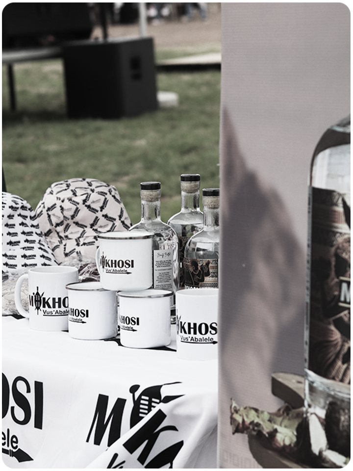 Azishe CORE at Dj Sbu Market Amakhosi Gin Where brands meet the people.